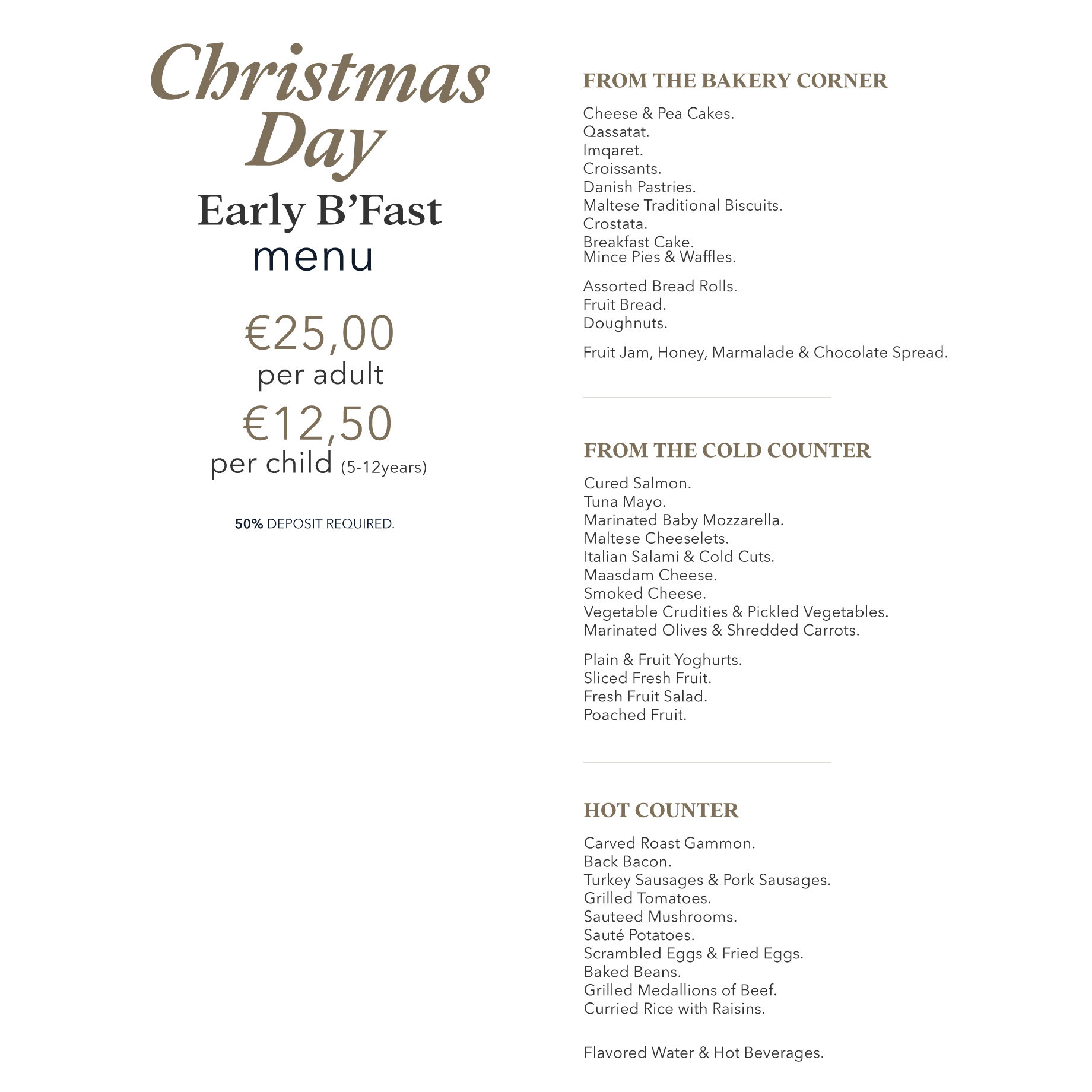Christmas Early Breakfast Christmas Early Breakfast
